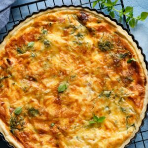 Zo maak je een gezonde veganistische quiche