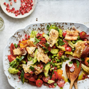 Fattoush met granaatappel