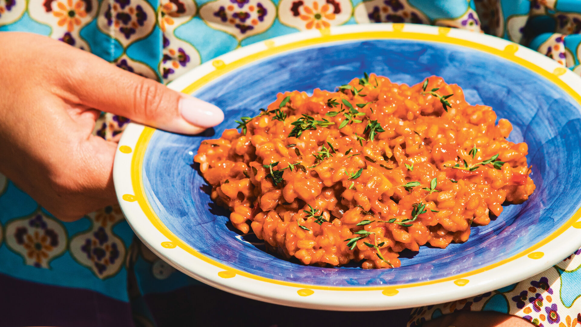 Tomaat chili Risotto van Pien laat haar eten zien