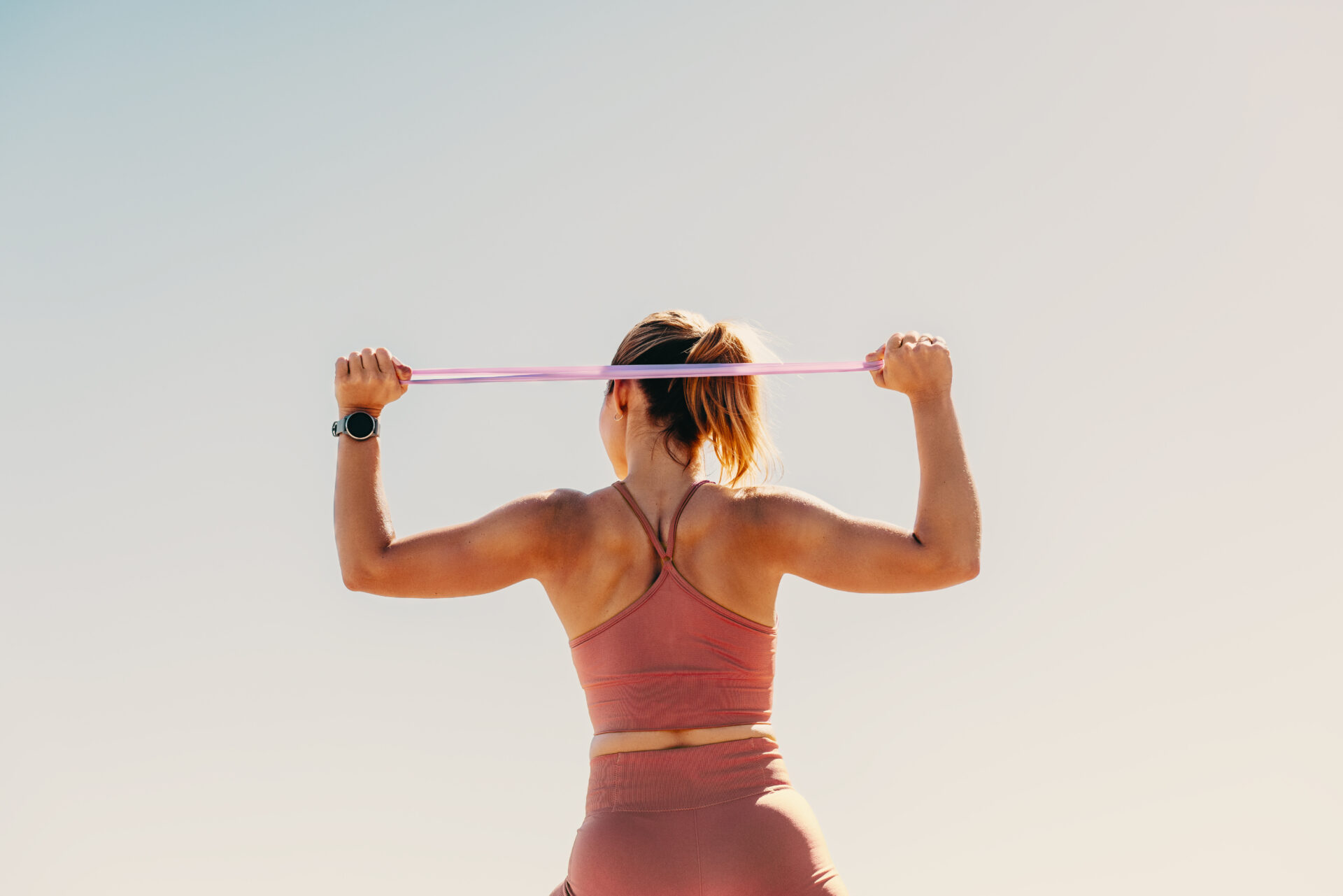 vrouw sporten