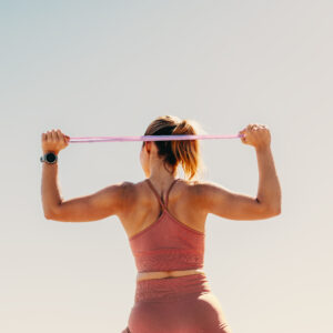 vrouw sporten
